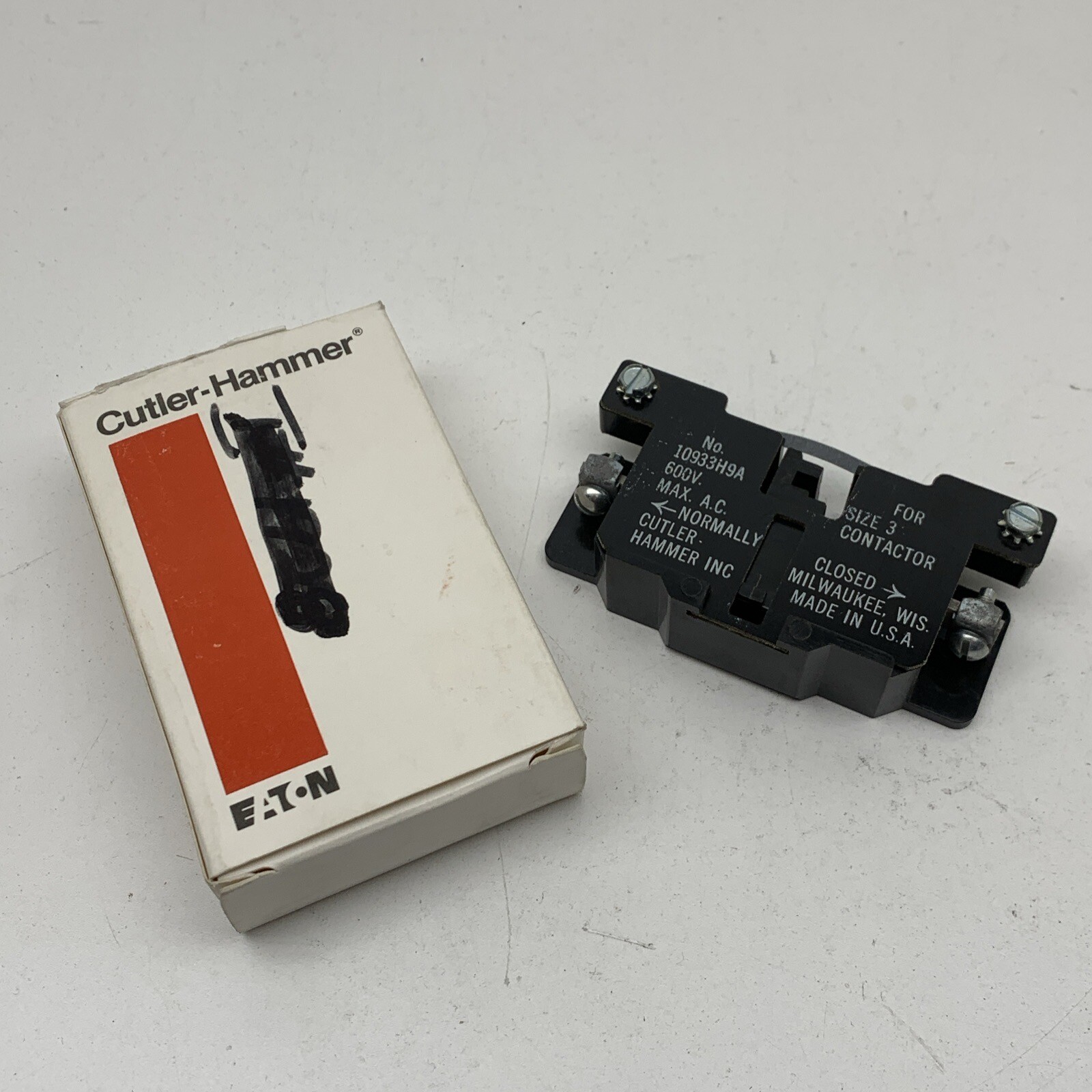Cutler-Hammer 10933H9A Auxiliary Contact Kit 3 NC