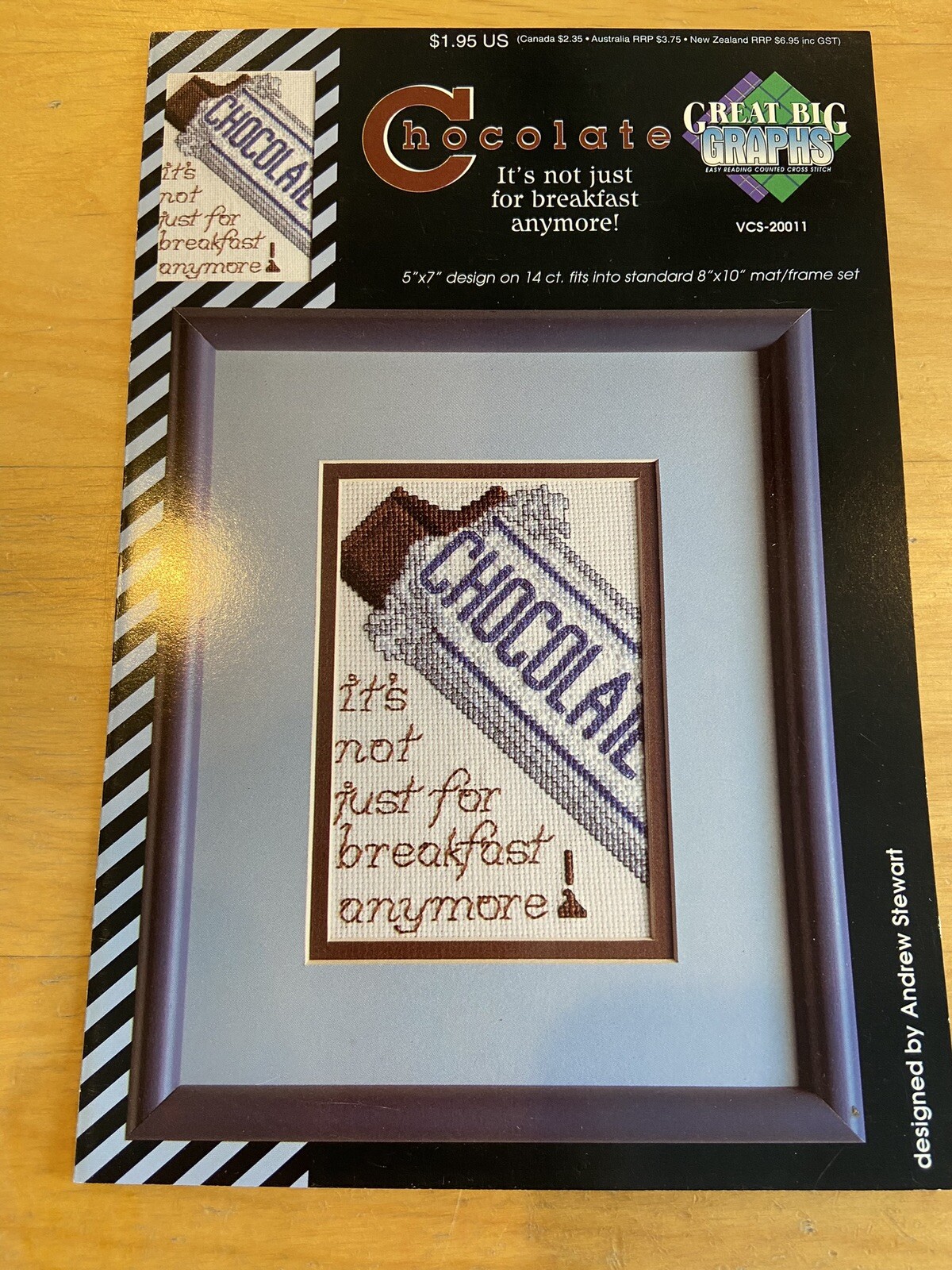 Vintage GREAT BIG GRAPHS  Chocolate Leaflet Not Just for Breakfast Anymore