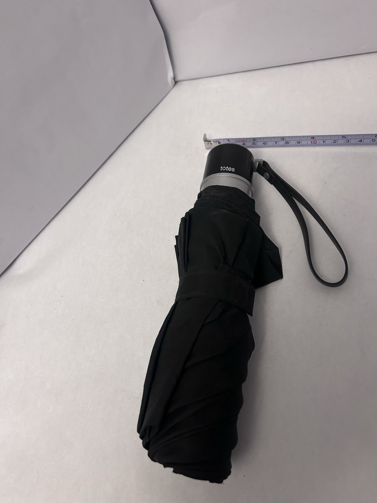 Totes Black foldable umbrella used