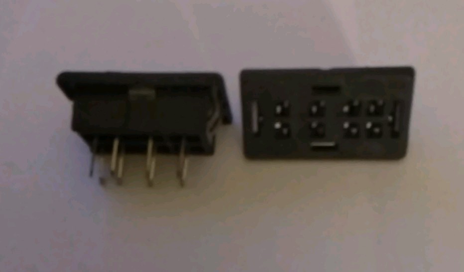 RELAY SOCKET 8 PIN BLADE STYLE CHASIS MOUNT, IDEC-SY2S-51