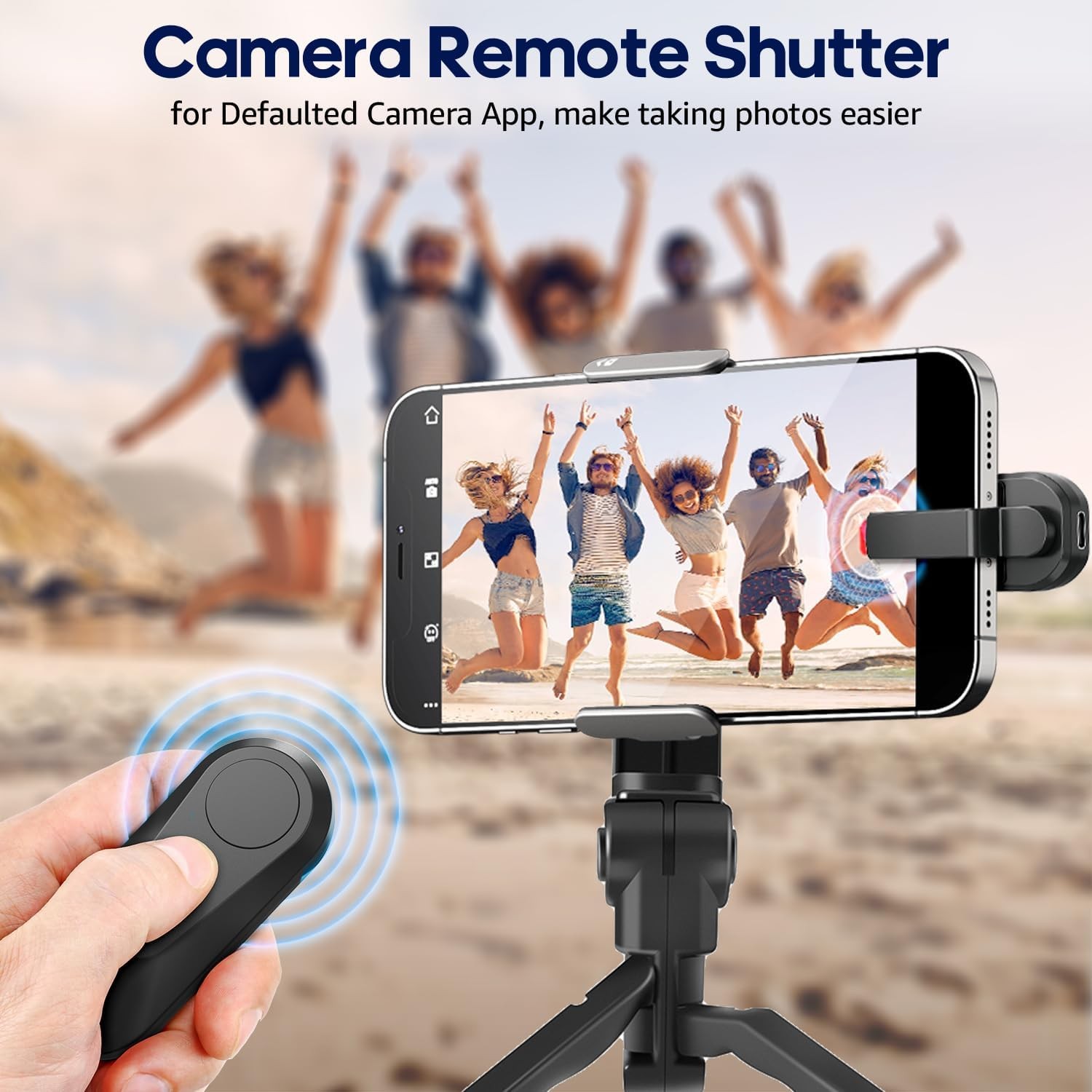Page Turner Clicker for eReaders, Tablets & Cameras, w/ Wrist Strap & Bag