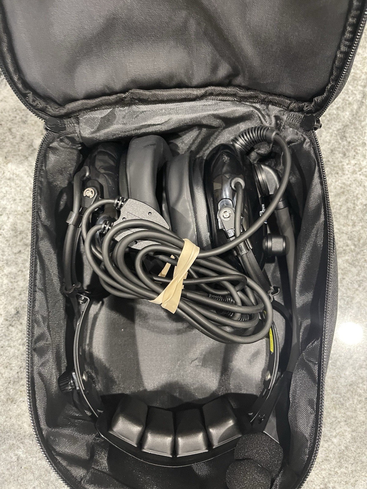 Rugged Air RA200 General Aviation Student Pilot Headset Music Input A20 GA Plug
