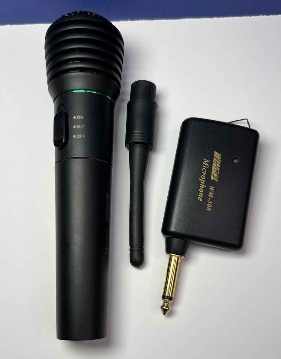Winbel WM-308 Super Professional Microphone Black Wireless - Tested