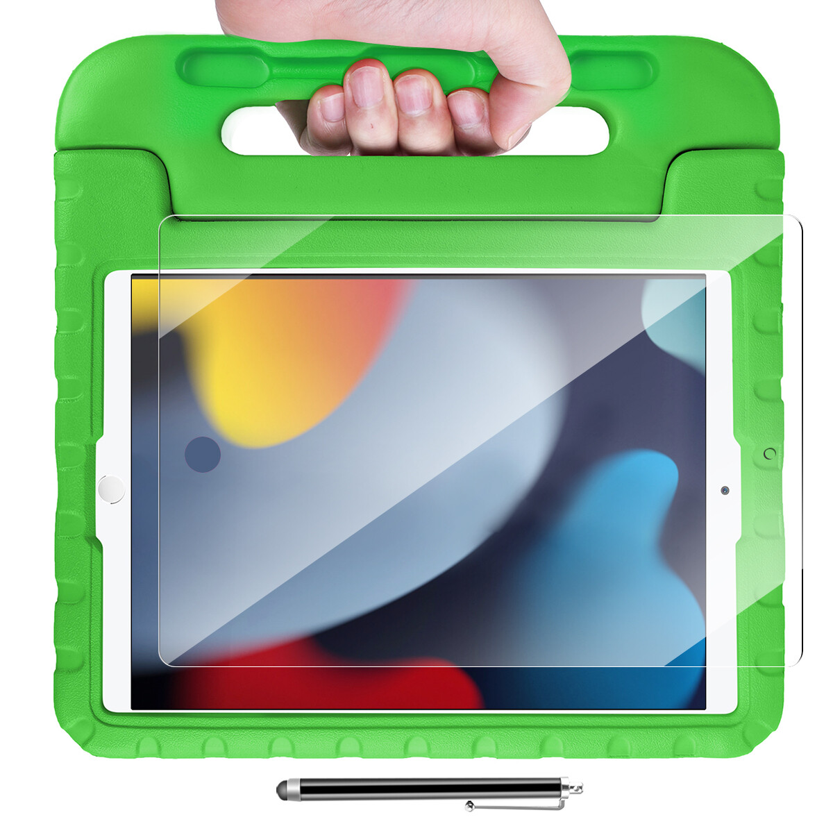 Kids Case For iPad 9th 8th 7th 6th 5th Generation Shockproof Handle Stand Cover