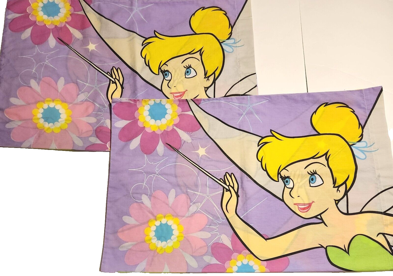 Disney Fairies Tinkerbell Standard Pillow Cases Double Sided (2)