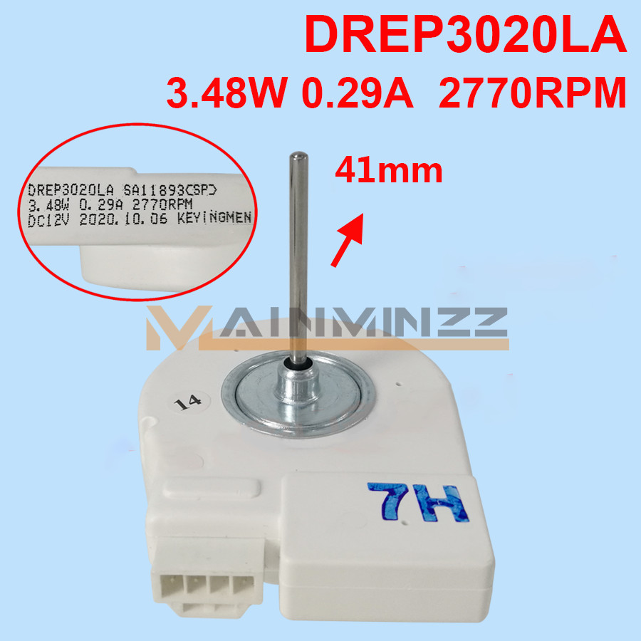 3.48W 0.29A fan motor 2770rpm DC12V DREP3020LA cooling motor fan for samsung