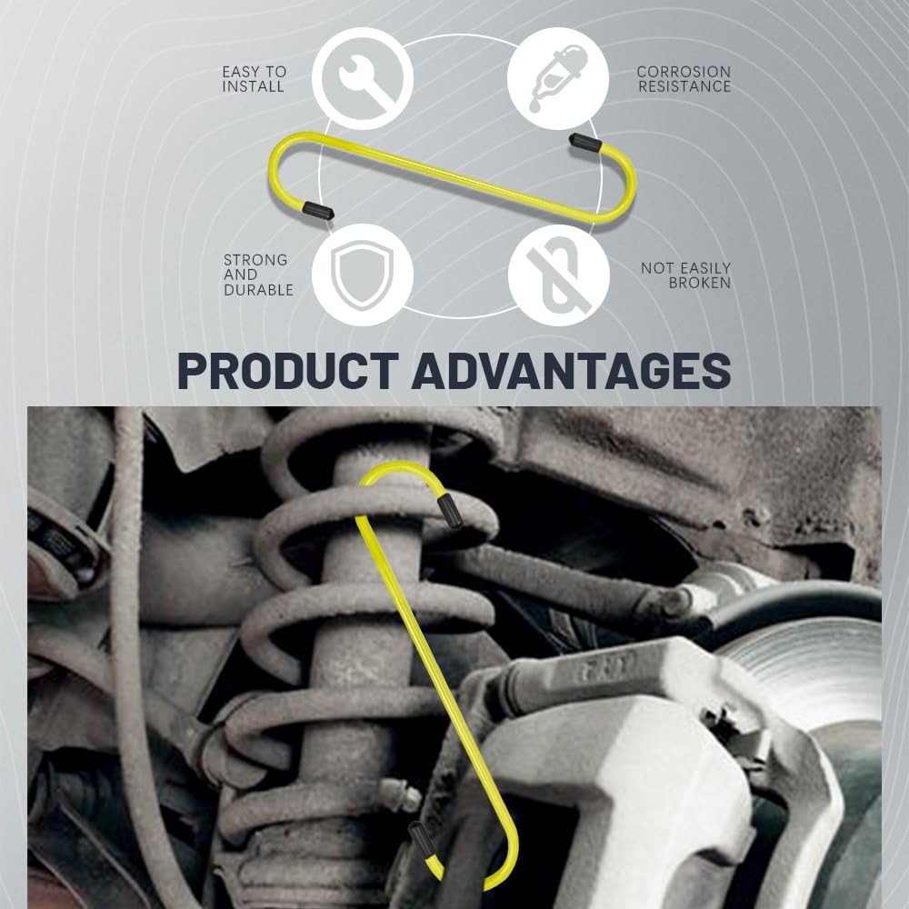 2PCS Brake Caliper Hangers, Tool, 2PCS, Yellow