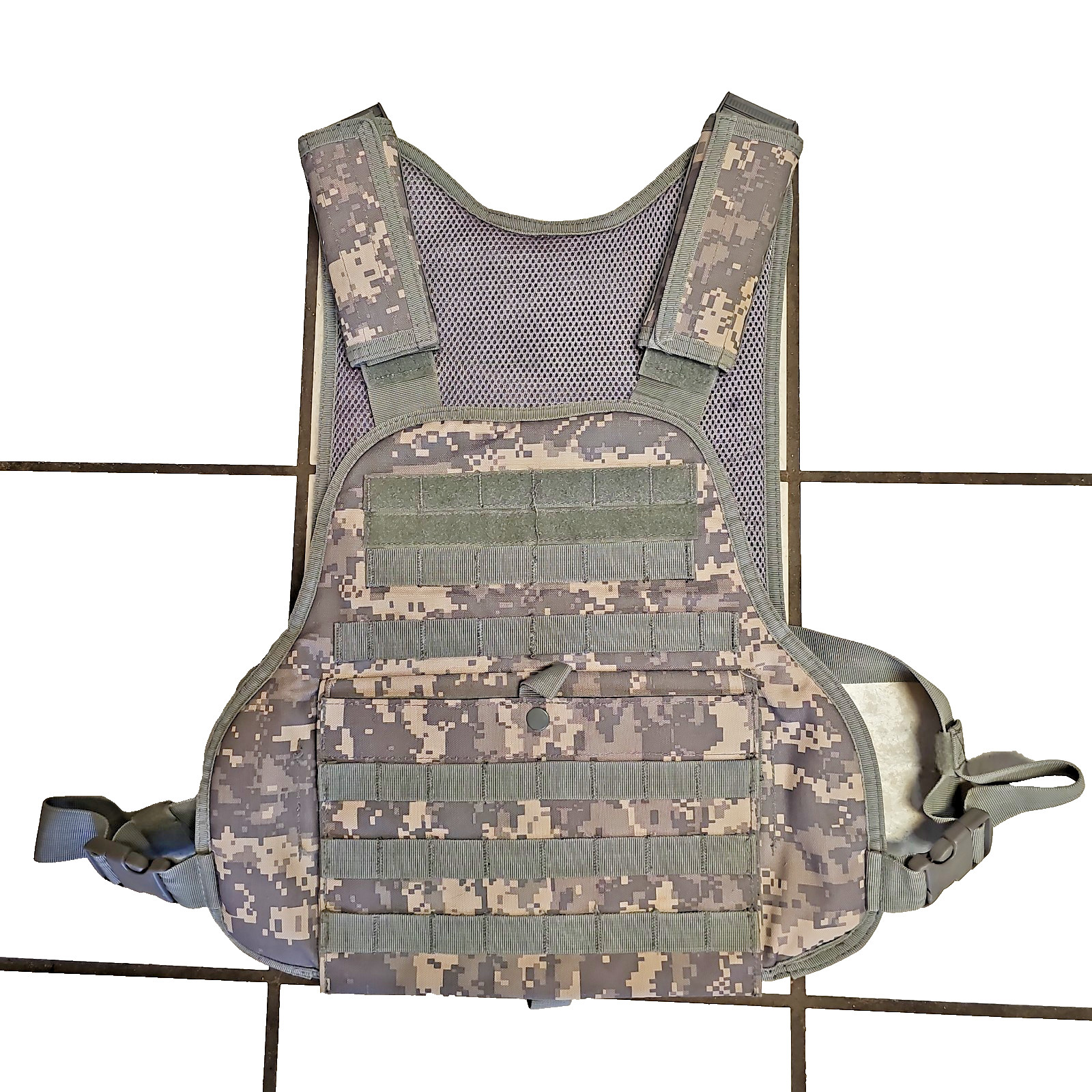 Condor Tactical Plate Carrier Vest Green Camo Molle Adjustable Body Armor