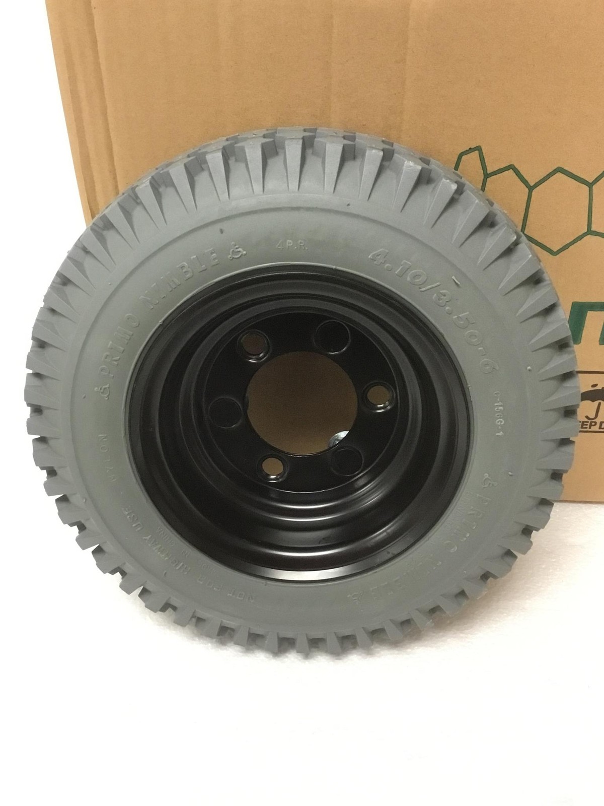 NEW PRIMO NIMBLE 4.10-3.50-6 Tyres Standard Rim 3.25 FREE SHIP! QTY AVAILABLE