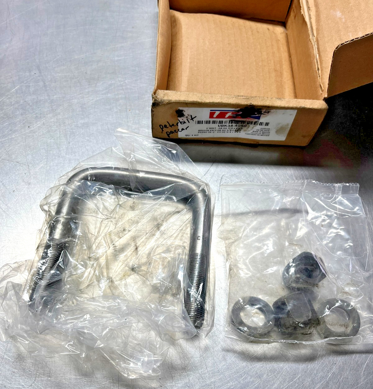 UBK34-4050  TRP  UBOLT KIT   3/4 x 4 x 5   Peterbilt PACCAR