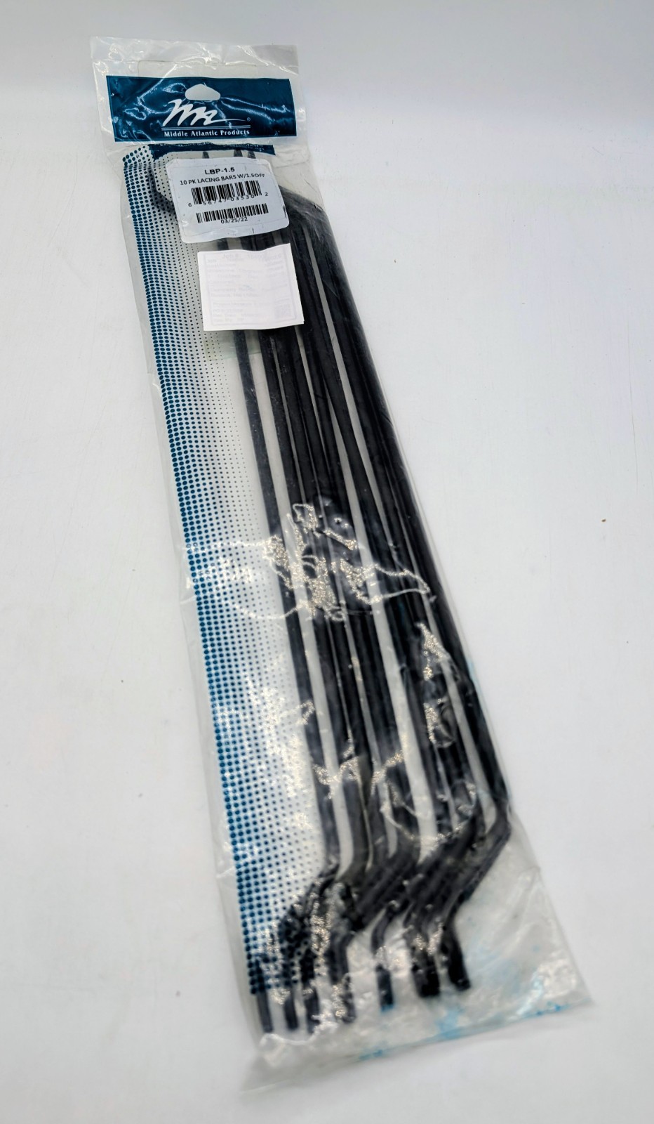 New Sealed 10 pack Middle Atlantic LBP-1.5 Lacing Bars 1.5" Offset
