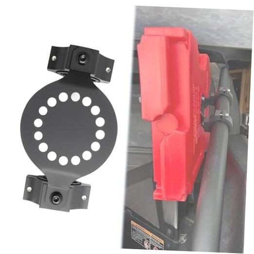 UTV Gas Tank Water Can Mount Bracket,Mounting Holder with 1''-2'' Black(1Pcs)
