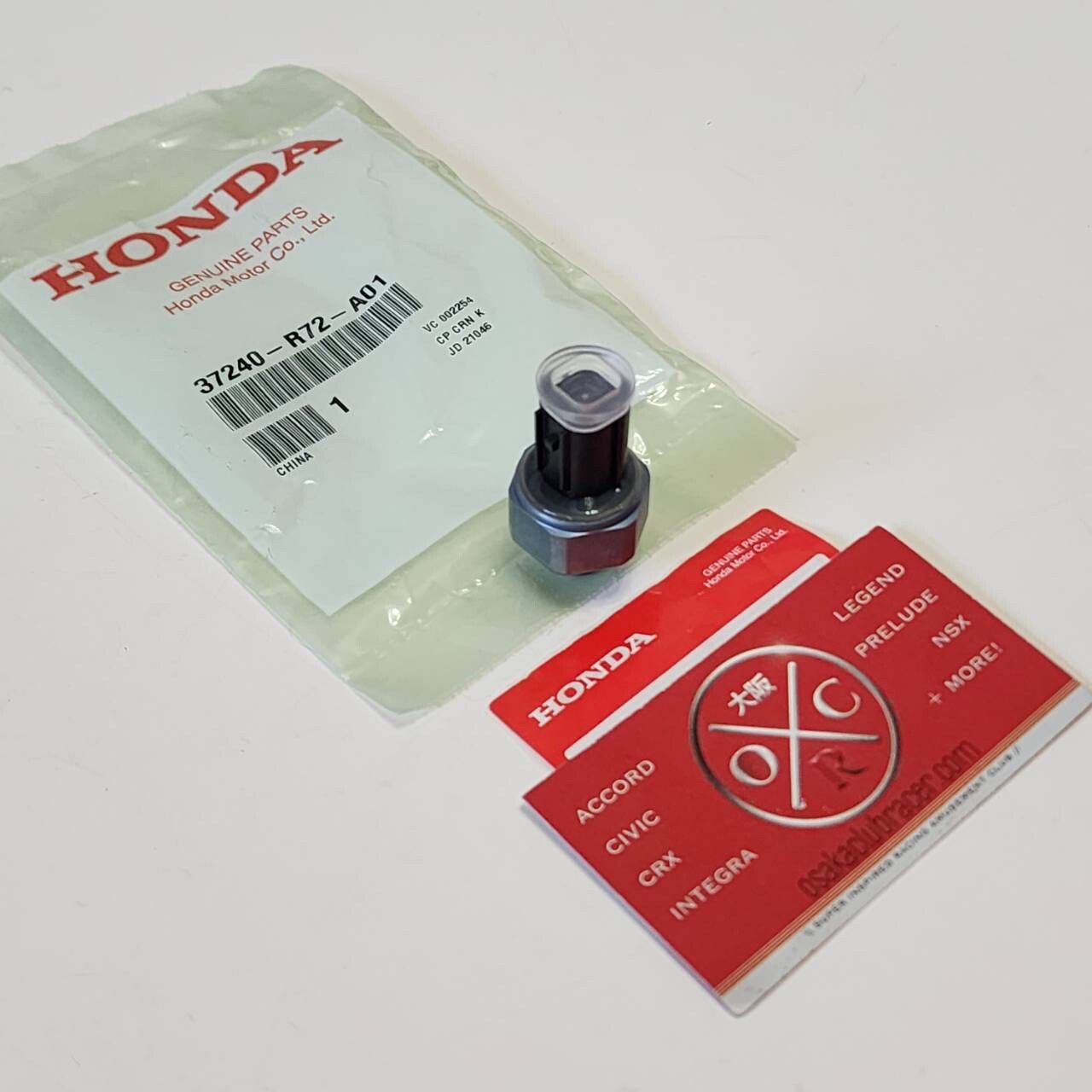Genuine OEM Honda Oil Pressure Sending Unit Switch 37240-R72-A01 09-14 Ridgeline