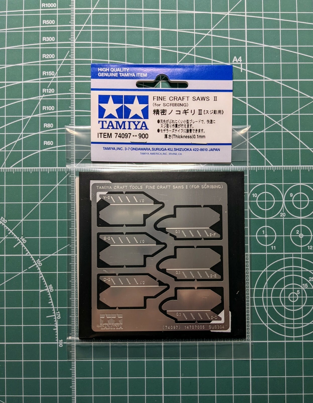 Tamiya Craft Tools FINE CRAFT SAWS II (for SCRIBING) 74097