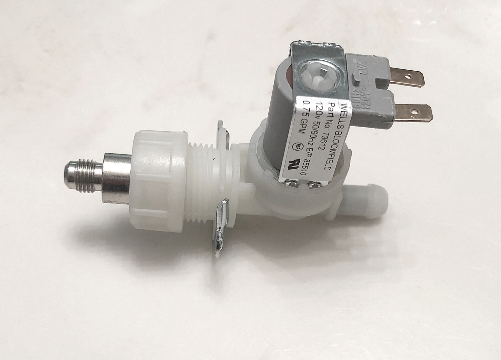 Bloomfield 2E-73612 Solenoid Valve Single 120V 50/60 Hz 0.75 GPM
