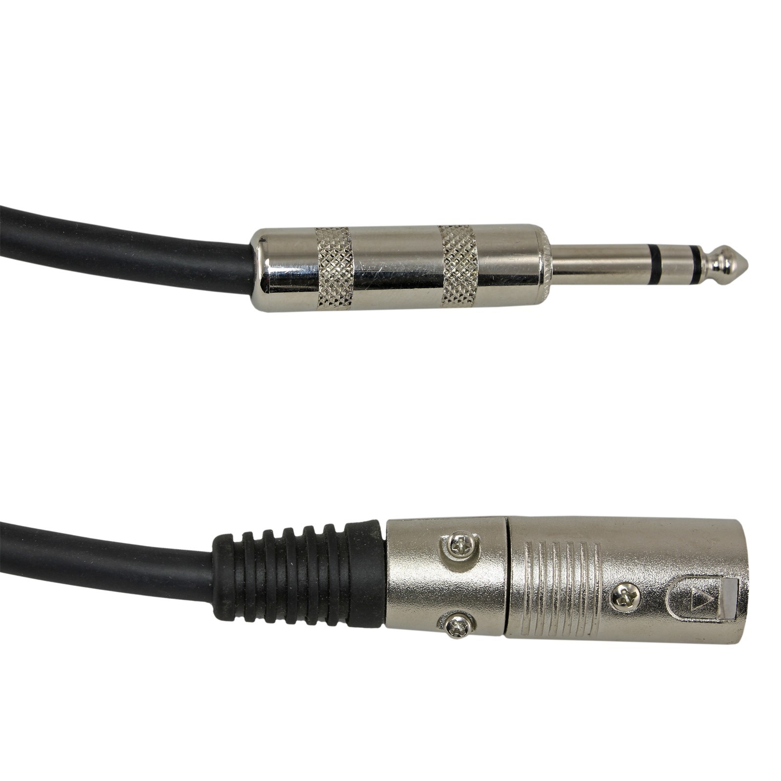 PLoYnk powered speaker cable 3pin Male XLR to 1/4 TRS shielded stereo plug cord