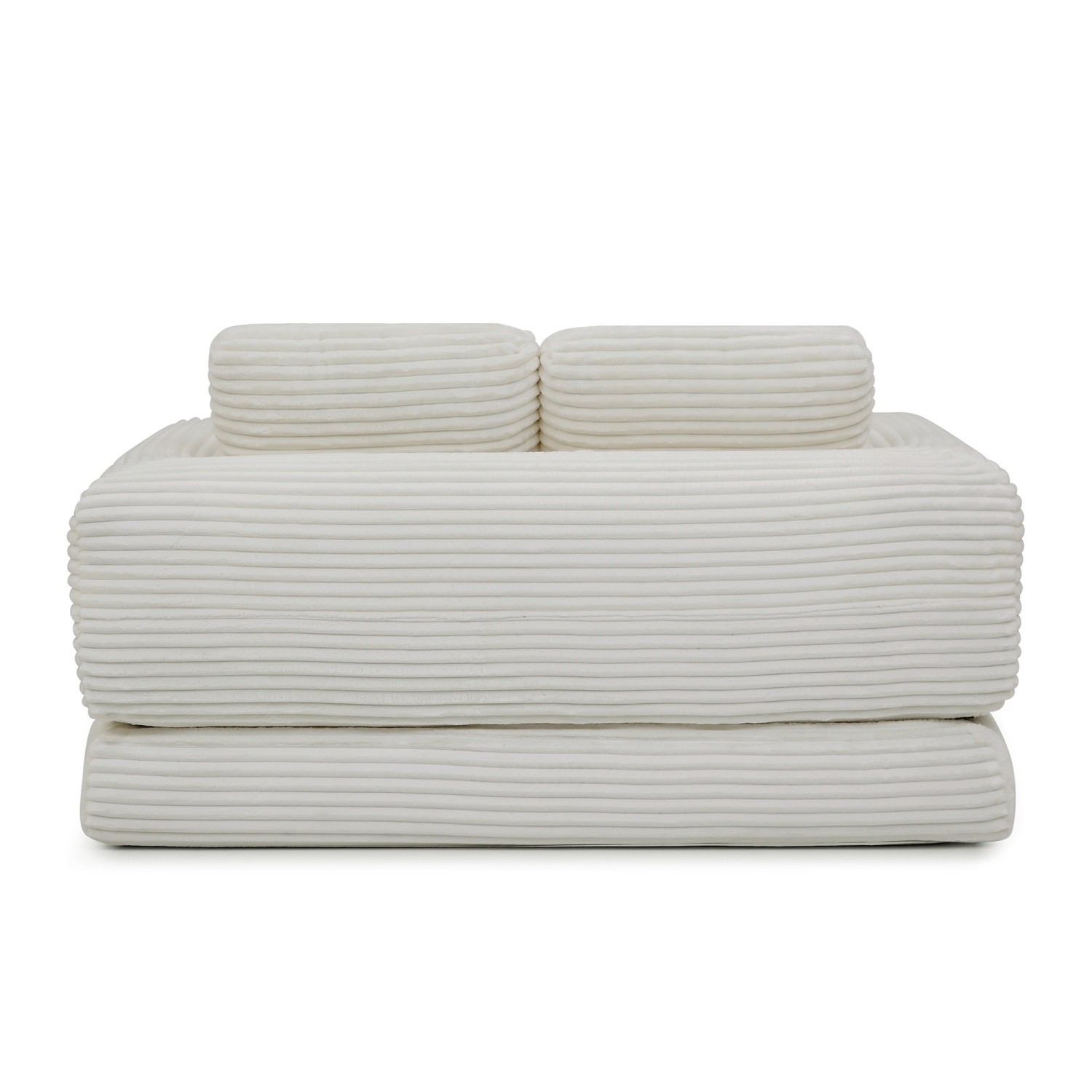 Floor Sofa Bed Futon Convertible Foldable Mattress for Small Space No Assembly