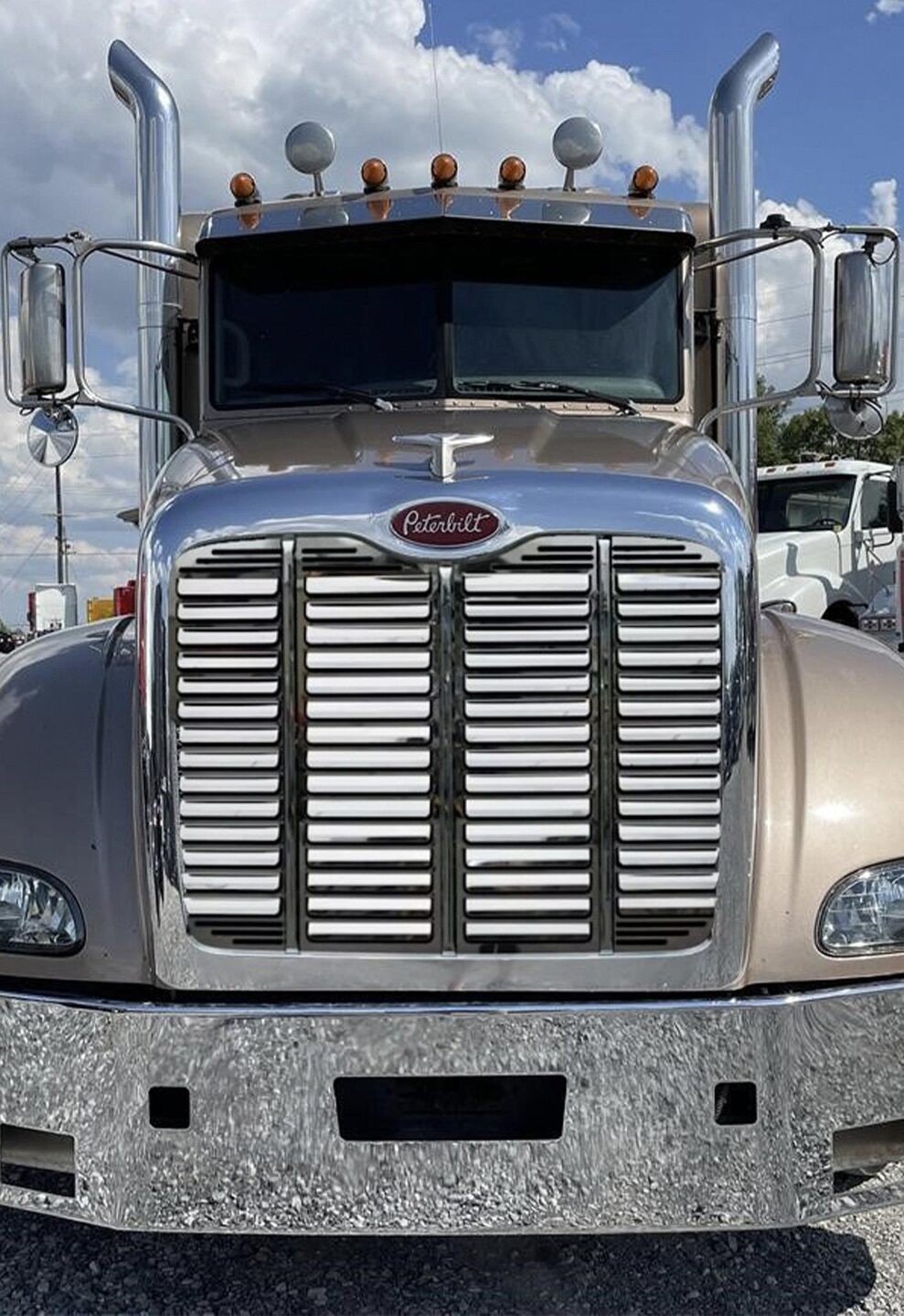 Peterbilt 384 386 Stainless Steel Grill Insert Louver Bars Show Truck