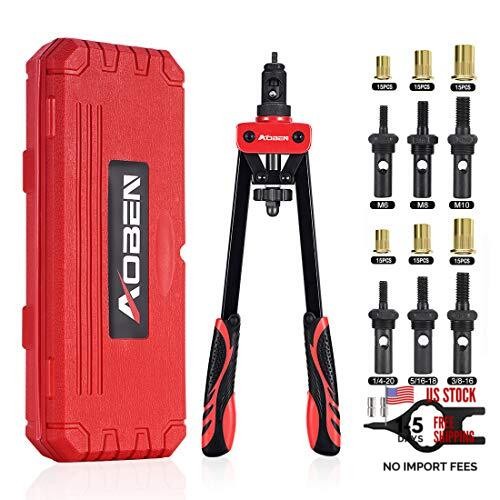 14" Rivet Nut Tool, Professional Hand Rivet Nut Setter 14" Rivet Nut Tool Kit