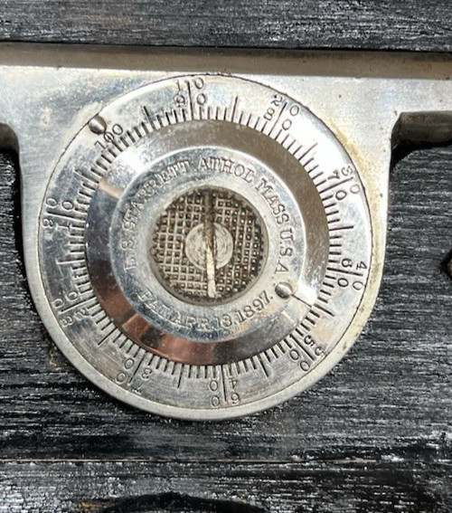 Vintage Tool L.S. Starrett Speed Indicator Dial with Box