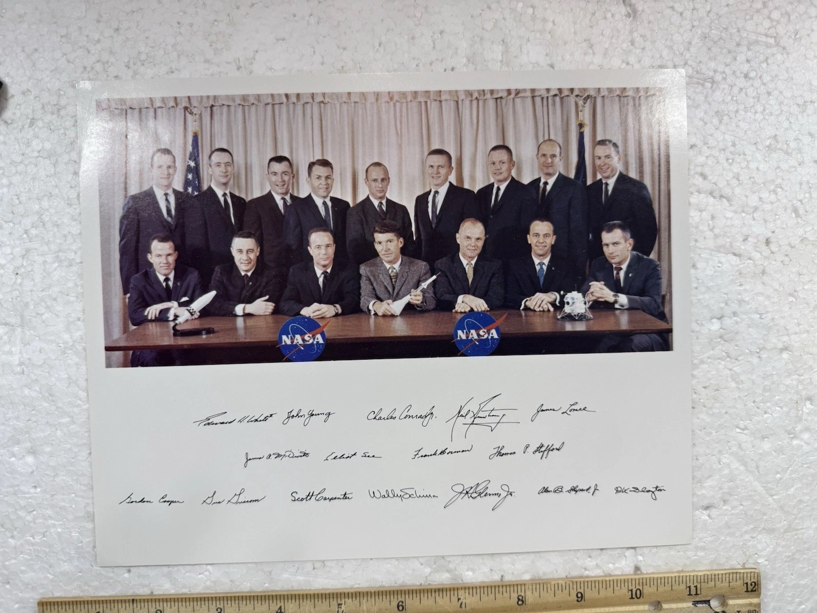 Vintage Official NASA Photograph -  Astronauts