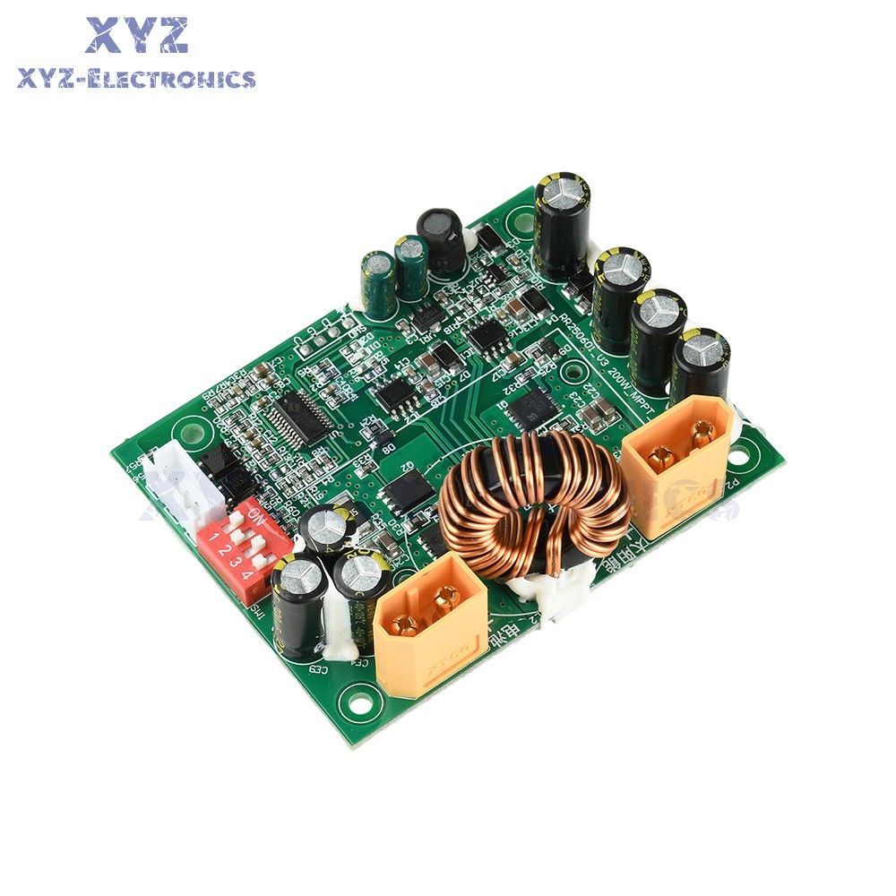100W MPPT Smart Solar Controller DIP Switch for 12V 24V Energy Storage Systems