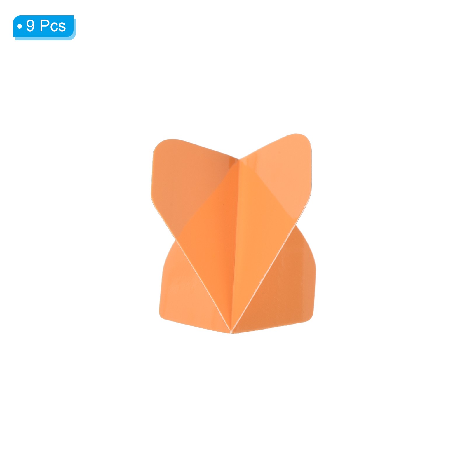 Dart Flights, 9 Pack PET Darts Accessories Orange