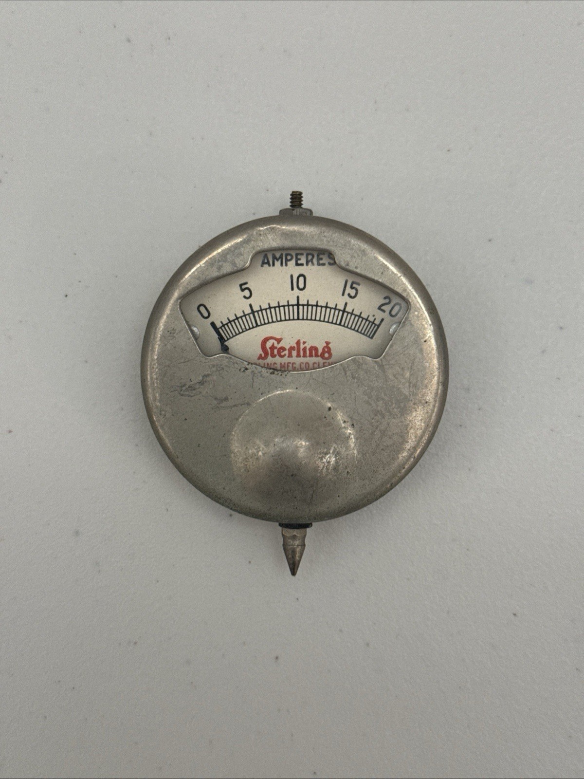 Vintage Sterling Pocket Ammeter 0-20 Amperes - Made in Cleveland USA -