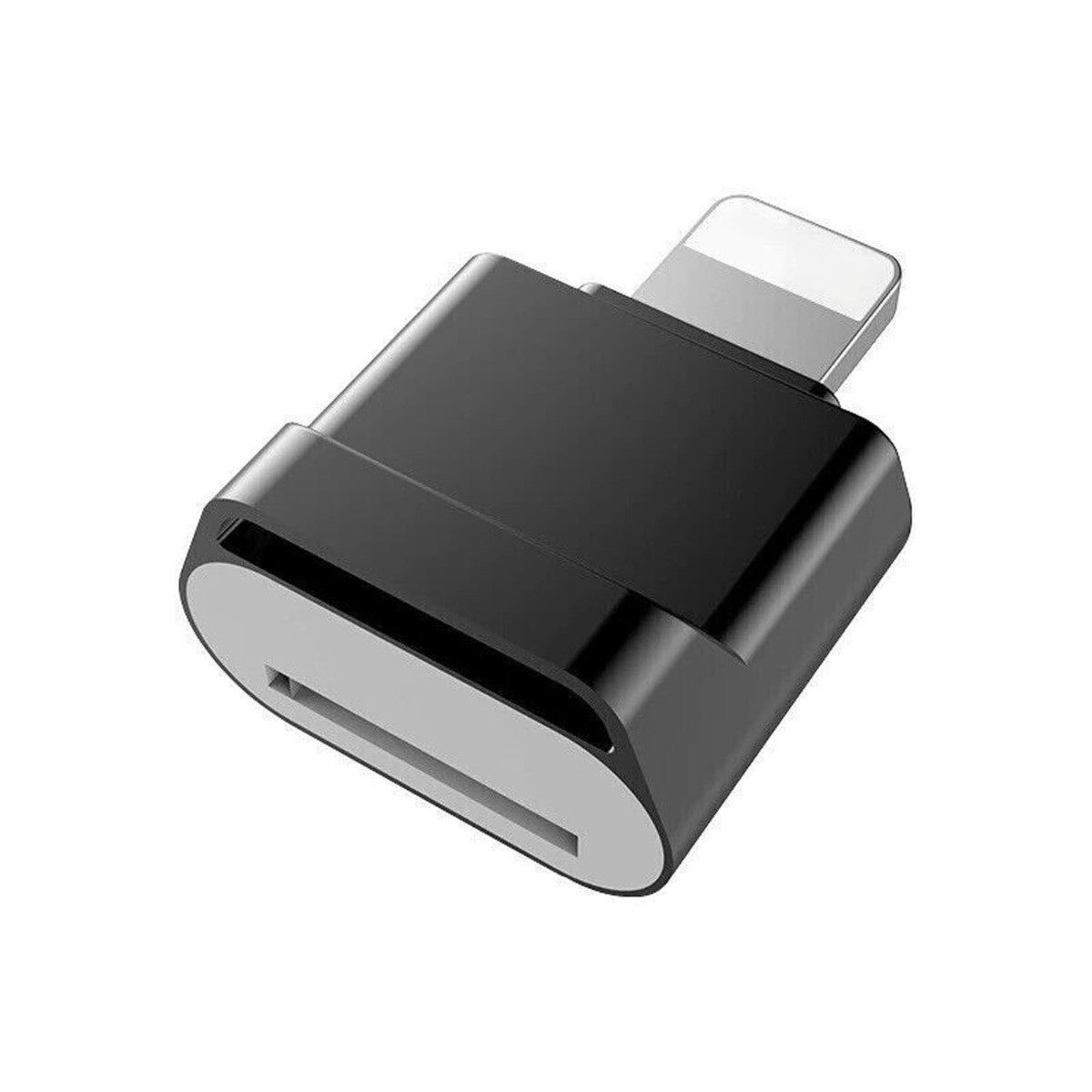 OTG Card Reader, Aluminum (Black)