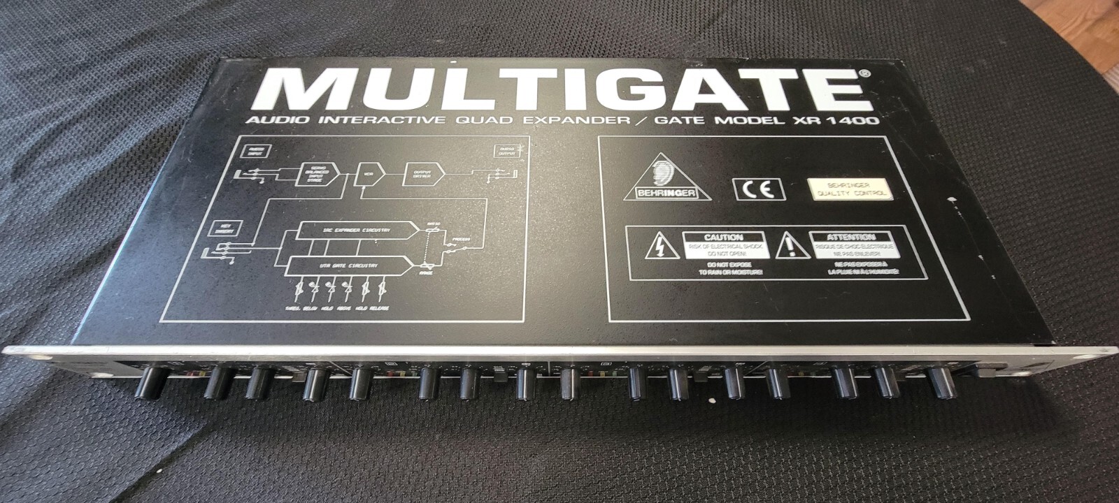 Behringer Multigate XR-1400 - 4 Channel Expander/Gate - Audio Interactive Quad