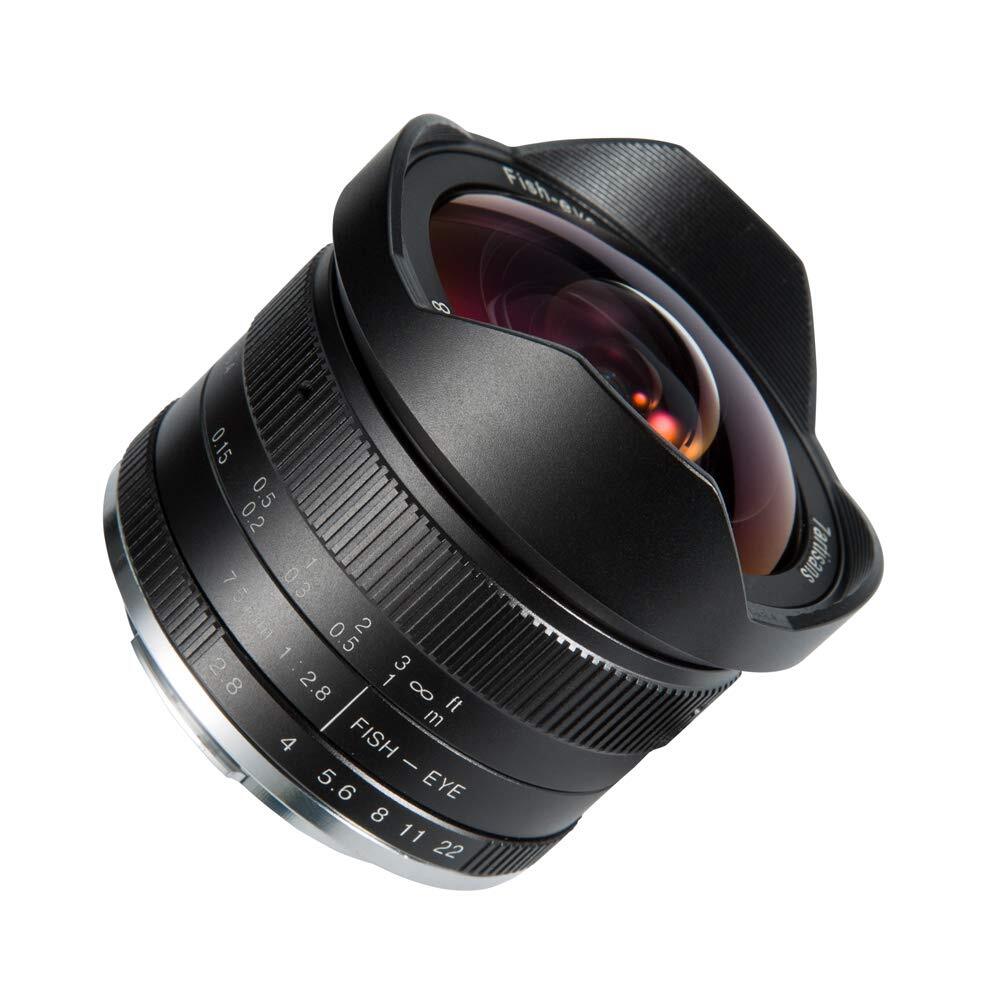 7artisans 7.5mm F2.8 APC-S Ultra Wide-Angle Fisheye Lens for E/FX/EOS-M/M43/RF/Z