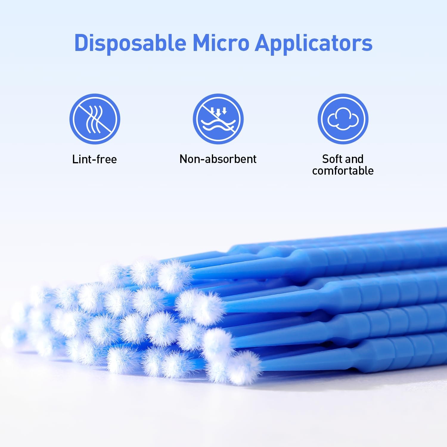400pcs Dental Micro Applicators Brushes Regular, Disposable Microswabs