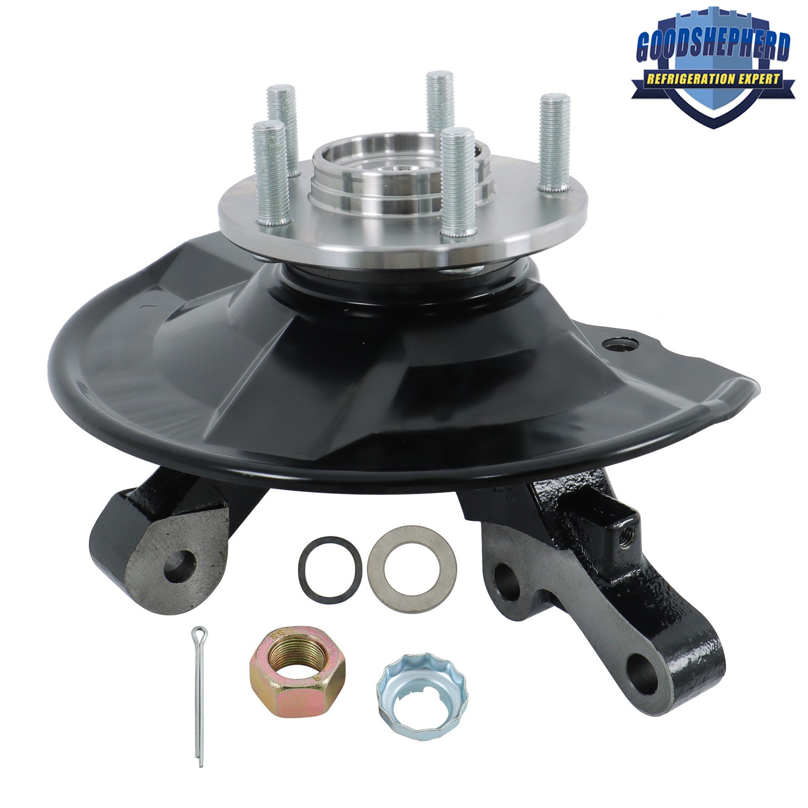 For Mitsubishi Outlander 07-18 Front LH Steering Knuckle & Hub Bearing Assembly