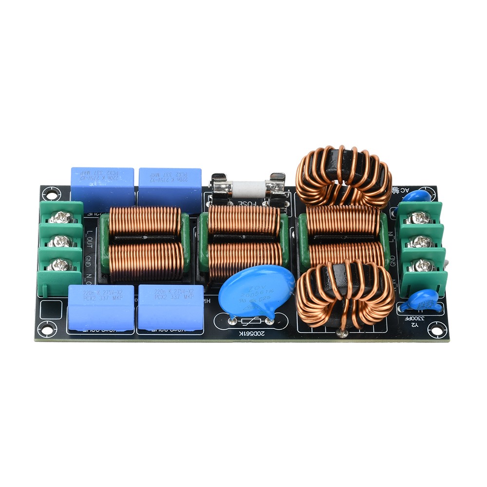 16A EMI Filter Four Level Audio AC220V Power Electromagnetic Interference Filter
