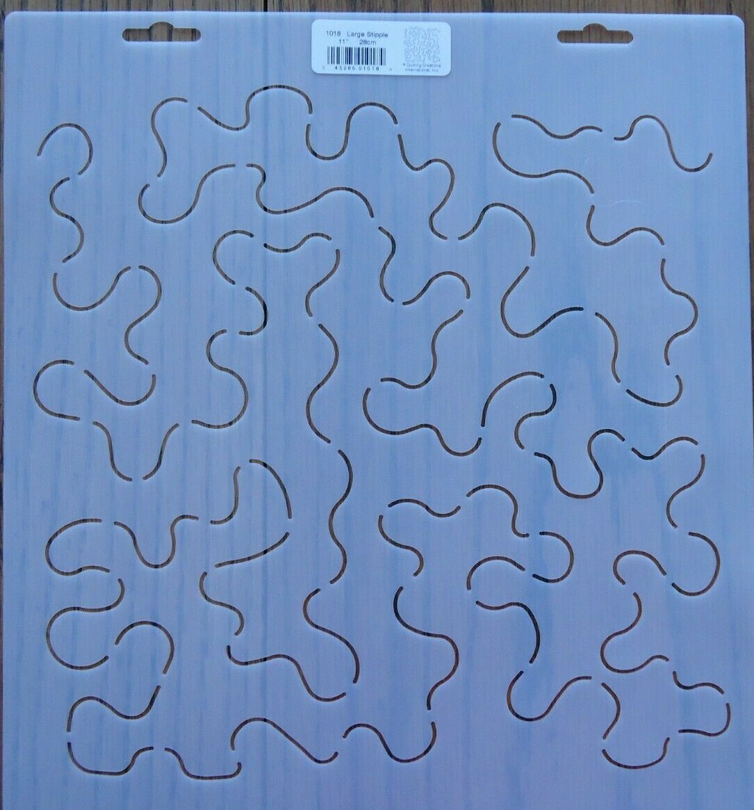 Stencil Quilting Large Stipple 11" 28cm 1018 QC sew quilt stitch template CL