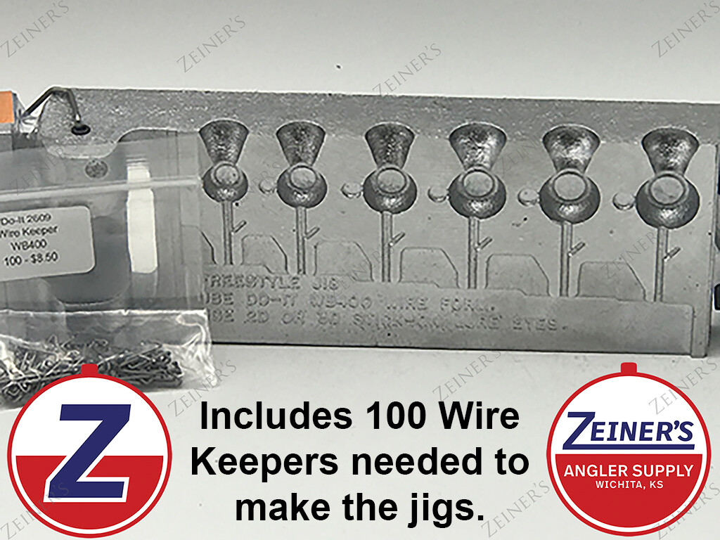 3525 New Do It Freestyle Jig Mold w/WB400 - 6 size from 3/16 to 1/2 oz in size