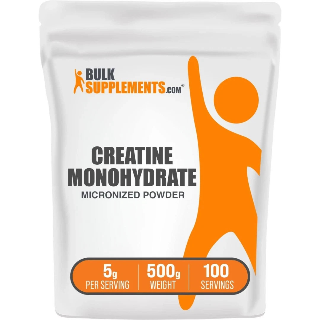 BulkSupplements Creatine Monohydrate (Micronized) Powder - 5g per Serving -500g