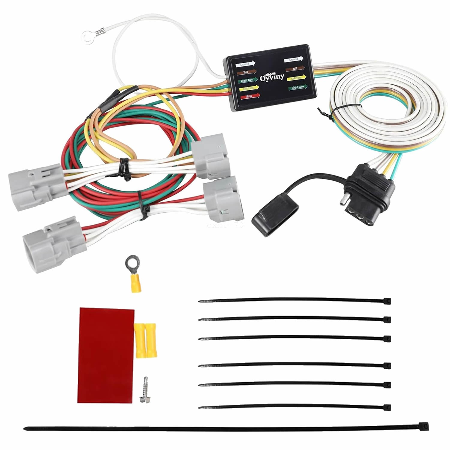 4 Pin Trailer Hitch Wire Harness Light Power Adapter for Toyota Tacoma 2005-2015