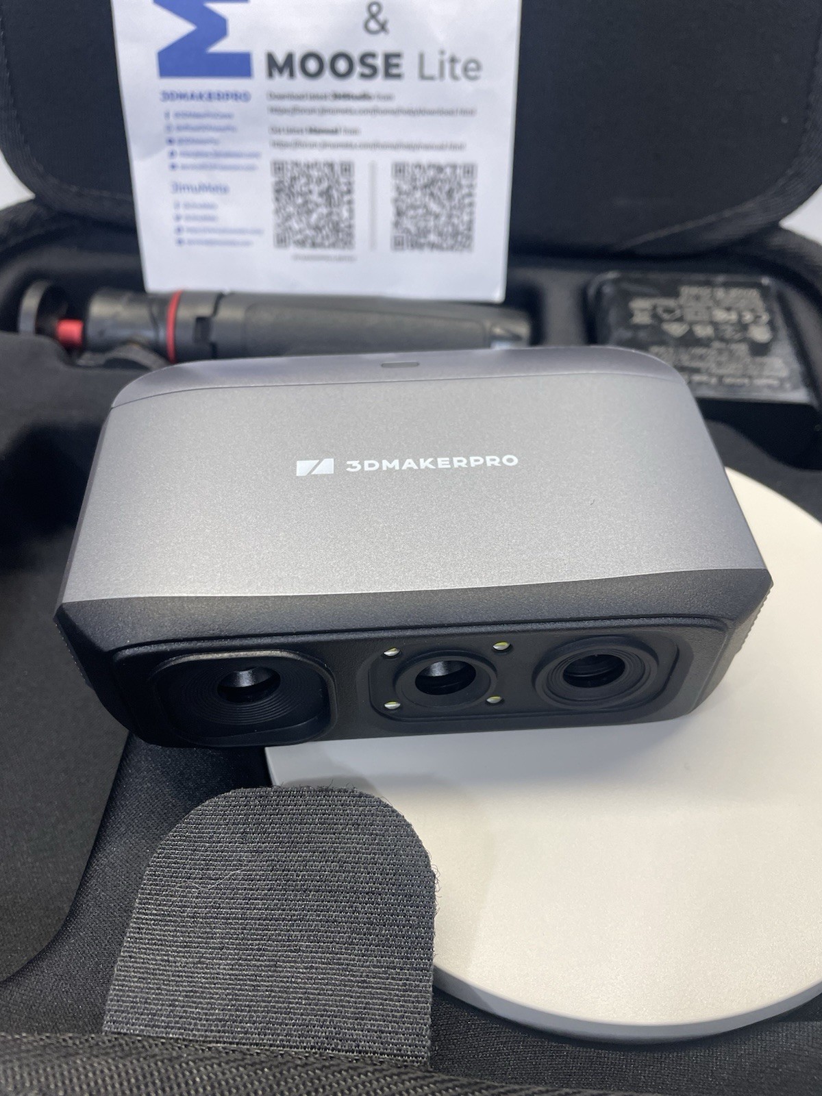 3DMakerpro Moose Lite Pro 3D Scanner For 3D Printing Plus Scanning Spray