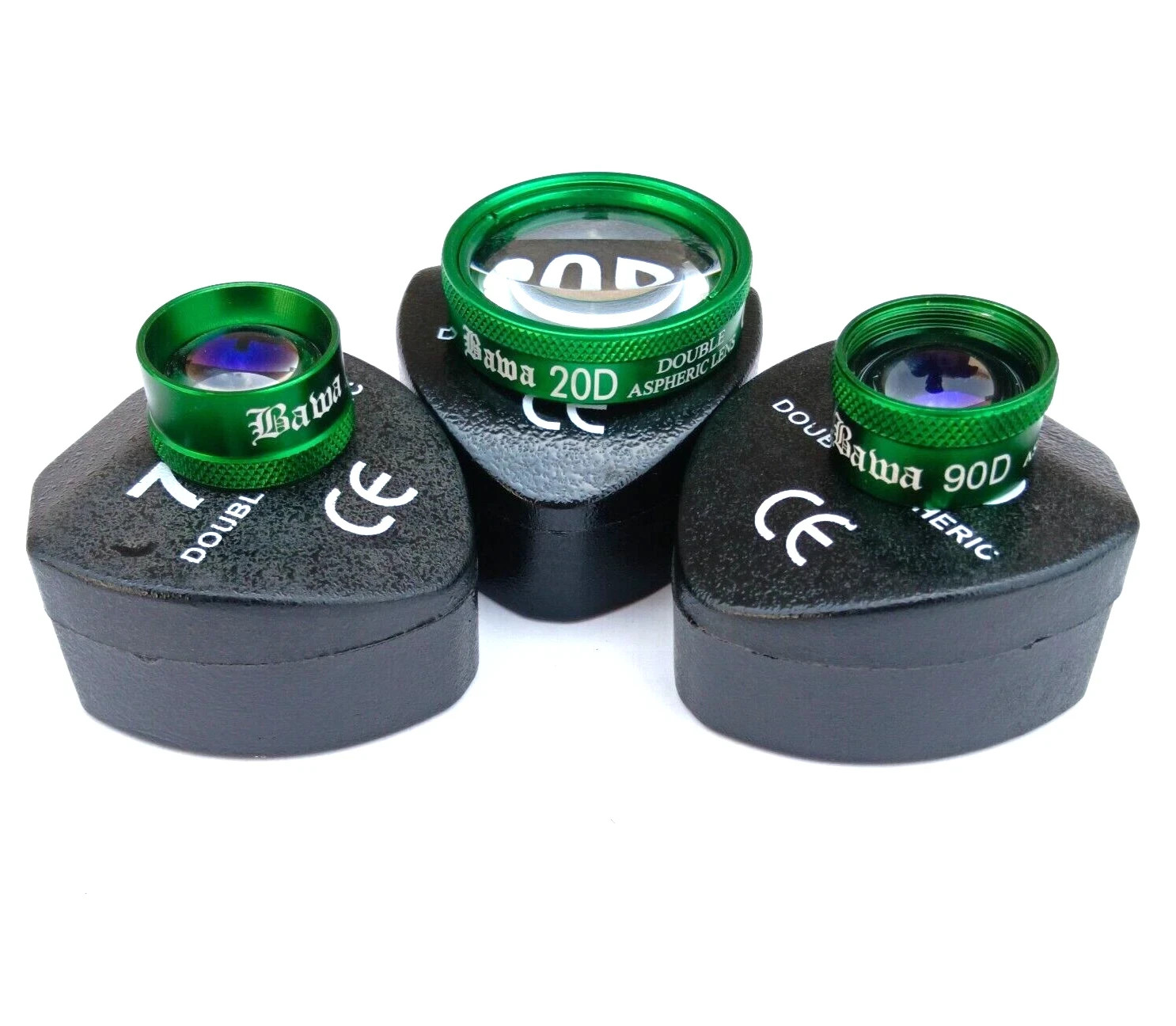 Combo 20D 90D & 78D Double Aspheric Ophthalmic Lens For Indirect Ophthalmoscope