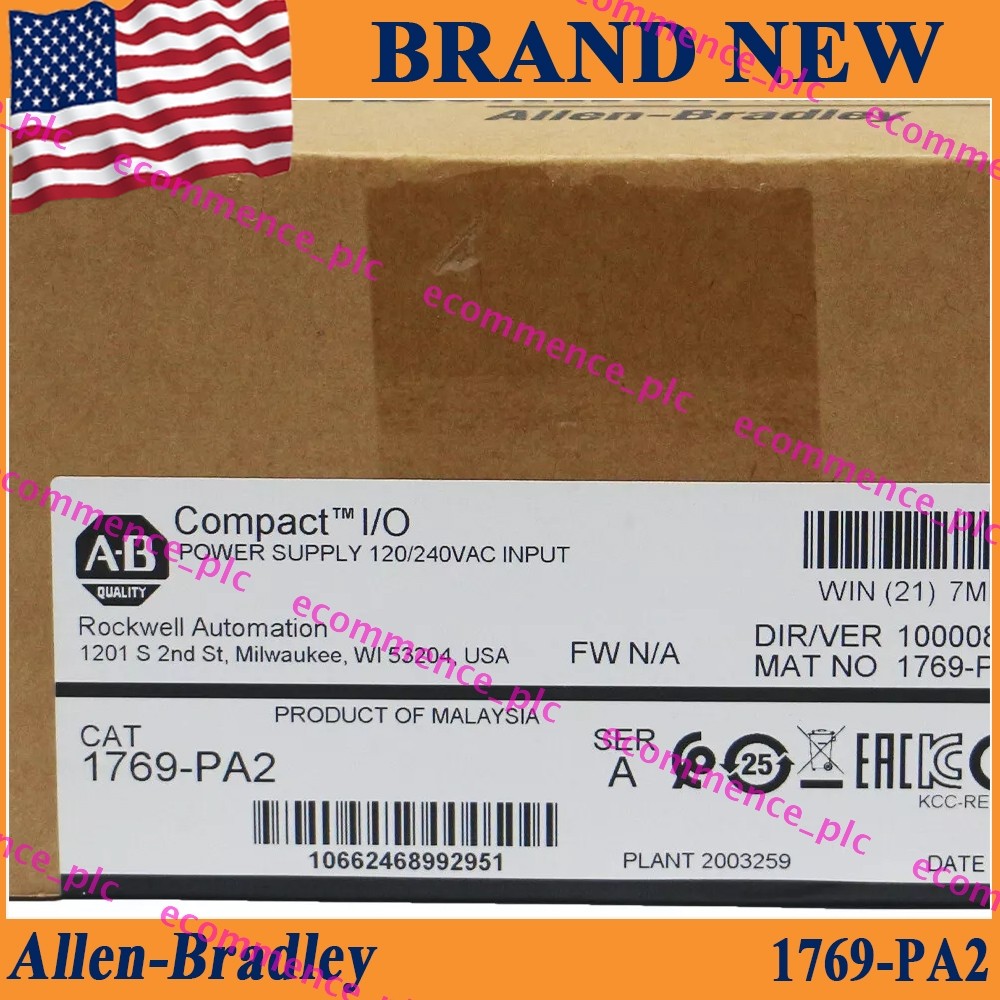 NEW 1769-PA2 CompactLogix AC Power Supply NEW PLC Factory Sealed 1769PA2