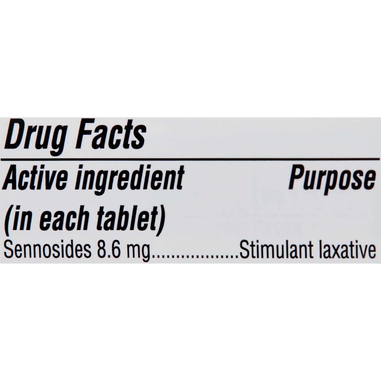 Equate Natural Vegetable Laxative Sennosides Tablets - 100 Count