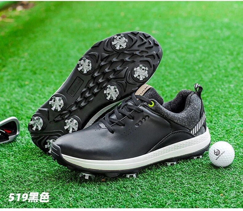 Professional Golf Shoes Spikes Men Comfortable Waterproof Golf Training Sneakers