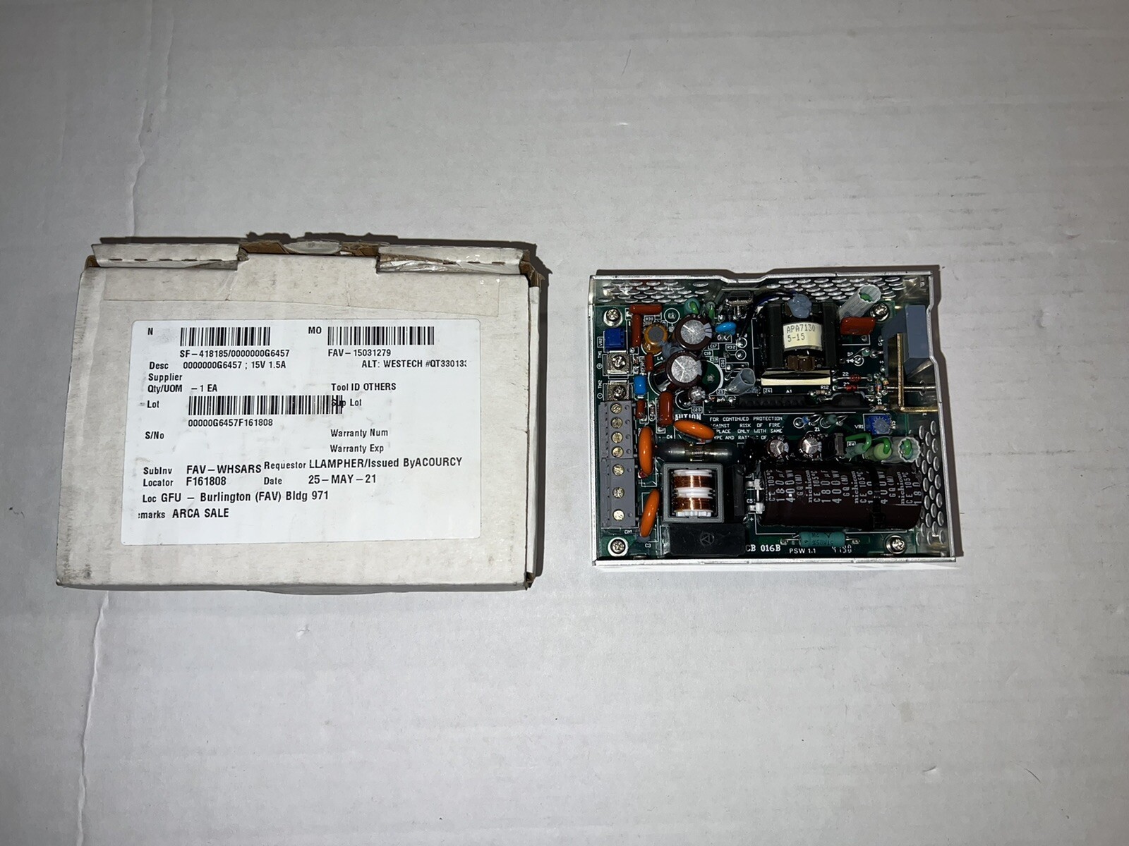 LAMBDA MODEL LFS-39-15 REGULATED POWER SUPPLY *NEW IN BOX*