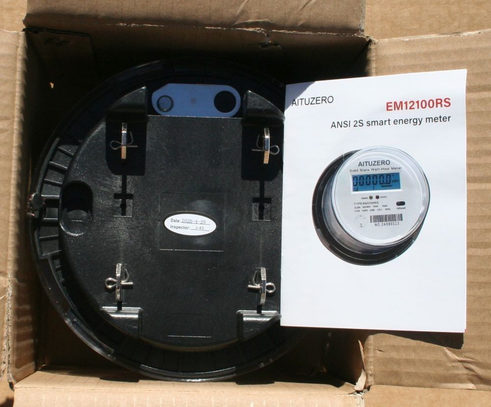 ANSI 2S SMART ENERGY METER MODEL EMS12100RS NEW