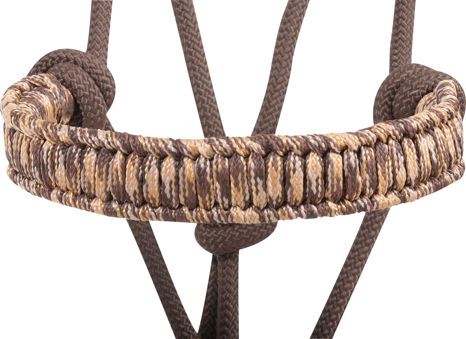 Braided Nylon Rope Halter with 8' Lead Rope