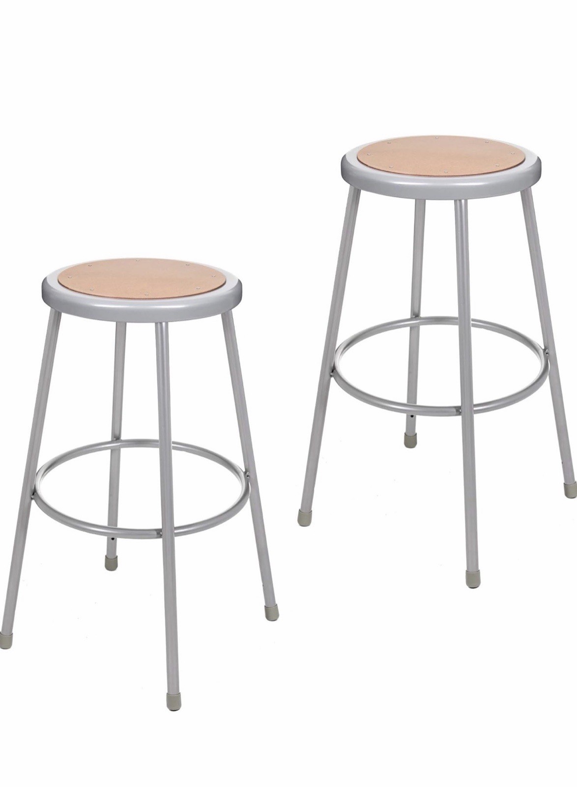 OEF 30” Backless Stool Heavy Duty Steel Shop Counter Seat