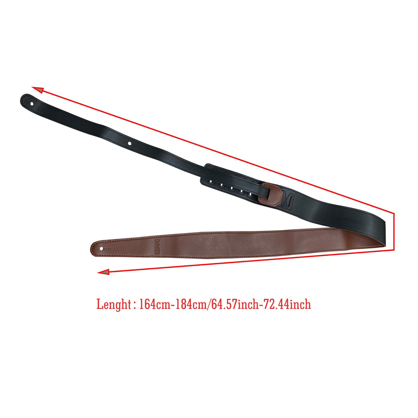 Extra Long PU Leather Guitar Strap