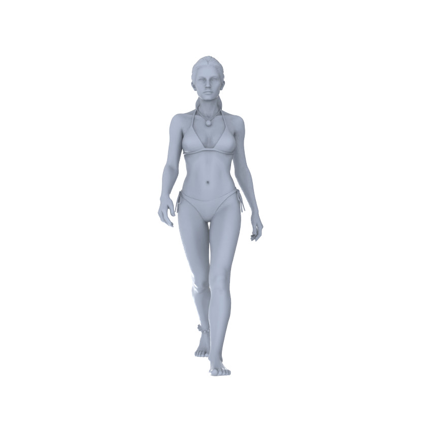 MRY-SFW 1/87 Modern Bikini Pose Female 5 pcs