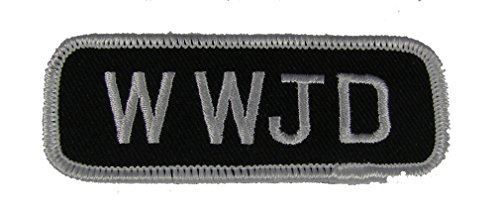 WWJD WHAT WOULD JESUS DO PATCH CHRISTIAN FAITH RELIGIOUS